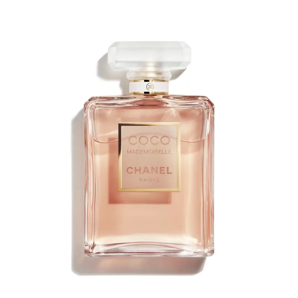 Chanel Coco Mademoiselle Eau de Parfum 100ml flacon op witte achtergrond