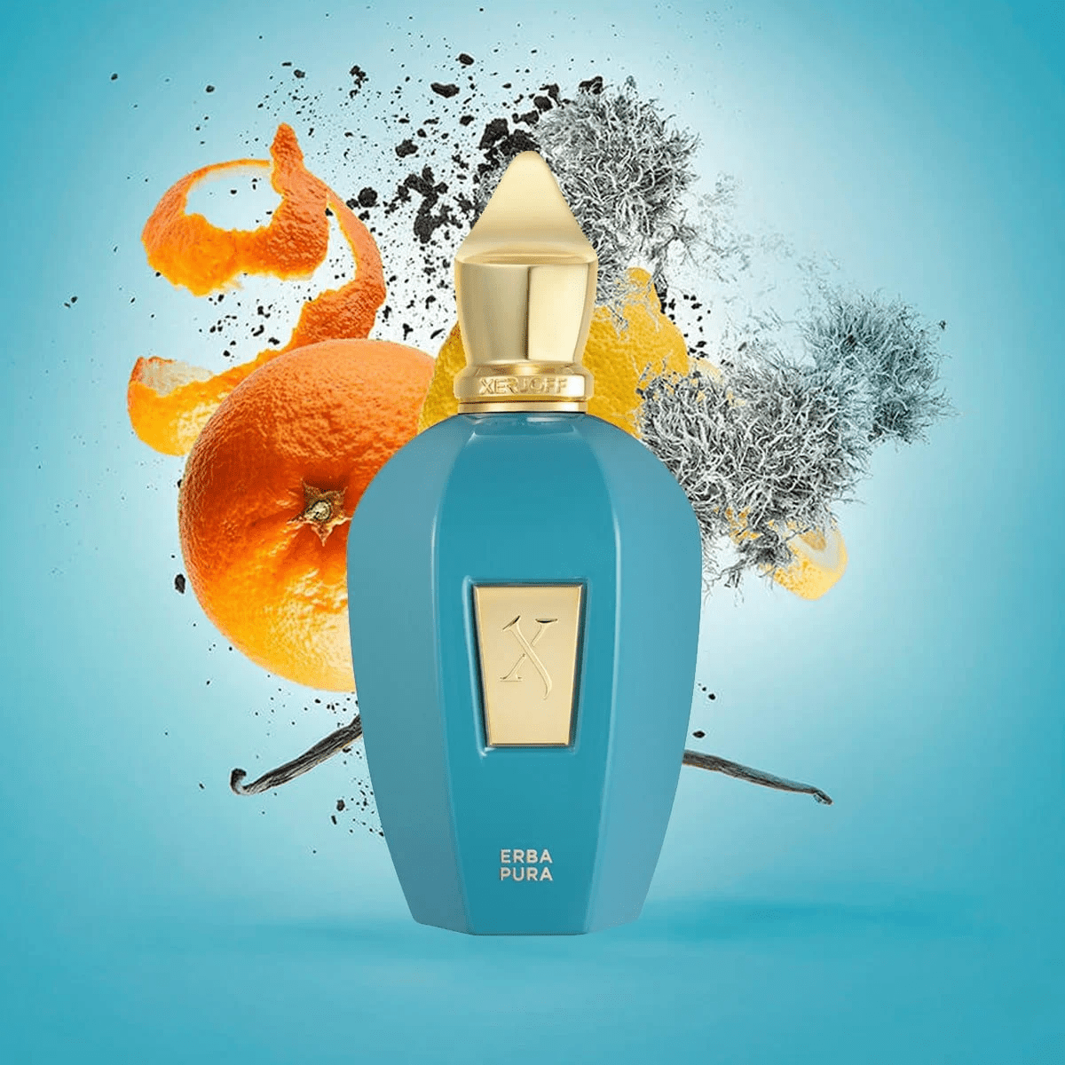 Xerjoff Erba Pura Eau de Parfum 100ml sfeerbeeld met citrus en sinaasappel