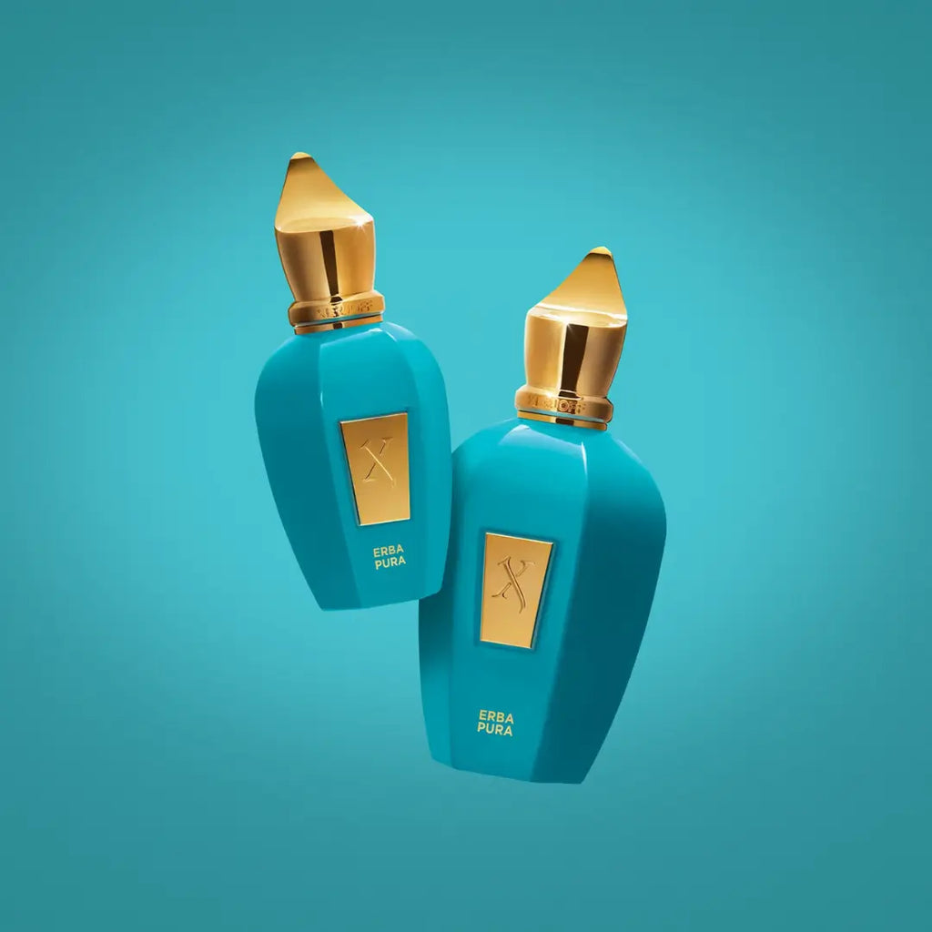 Xerjoff Erba Pura Eau de Parfum 100ml sfeerbeeld met twee flacons